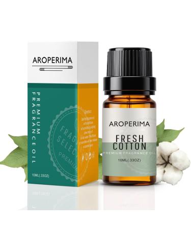 AROPERIMA Fresh Cotton Fragrance Oil Premium Grade Scented Oil for Aroma Diffusers Perfume Candle and Soap Making - 10ml