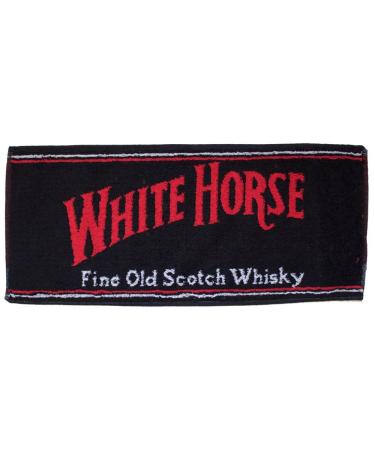 White Horse Whisky cotton bar towel 19 x 9 (pp)