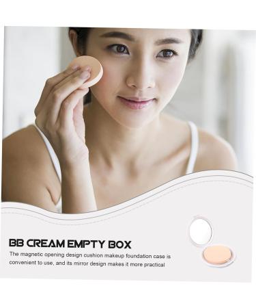 EXCEART 2pcs Toiletry Containers Mini Containers Compact Case Foundation Box Travel Eyebrow Powder Portable - Buy Online on GoSupps.com