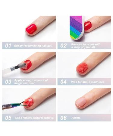 Buy Anchovy Magic Remover Gel Polish - 2024 Upgraded Fast Soak-Off Nail Polish Remover for Natural & Gel Nails (1pc) - International Shipping Available - Buy Online on GoSupps.com