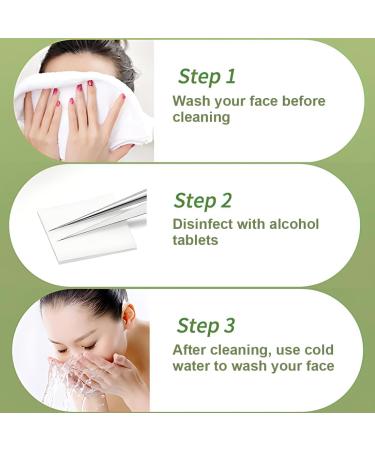 ZAMXHUG Blackhead Remover 6 Pieces Pimple Crusher Blackhead Removal Tools Blackhead Removal Blackhead Removal Zit Ingrown Pimples Suitable for Men and Women Stainless Steel - Buy Online on GoSupps.com
