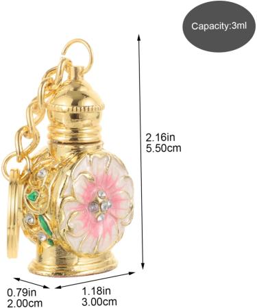 FRCOLOR Perfume Bottle Travel Arab Water Vessel Zinc Alloy - Buy Online on GoSupps.com