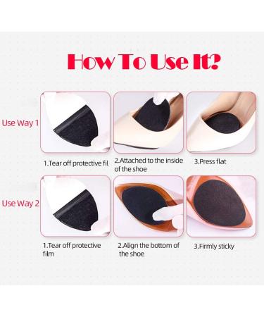 8 Pairs Anti-Slip High Heel Shoe Pads - Self-Adhesive Non-Skid Sole Protectors for Ultimate Grip - Buy Online on GoSupps.com