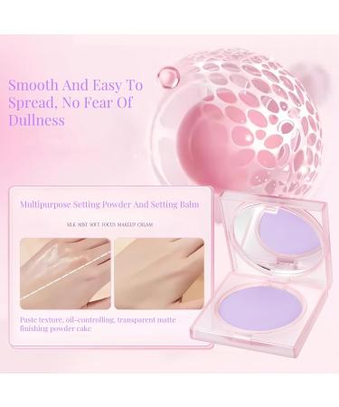 Jelly Setting Powder Oil Control Purple Blur Soft Touch Balm Soft Touch Blemish Recovery Powder Long Lasting Toning Powder Waterproof - Buy Online on GoSupps.com