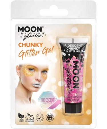  Smiffys Smiffys Moon Glitter Iridescent Chunky Glitter Gel Pink - Buy Online on GoSupps.com