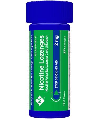 Member's Mark 2mg Nicotine Lozenges Stop Smoking Mint Flavor (27 ct 8pk) - Buy Online on GoSupps.com