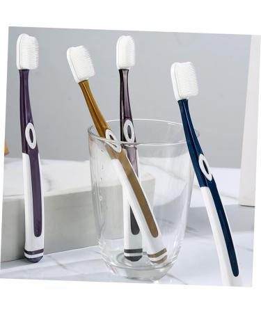 Buy 4pcs Nano Toothbrush Set - Ergonomic Soft Bristle Toothbrushes for Adults & Kids | Miniature Charcoal TPU - Ideal for Pregnant Women | Worldwide Shipping - Buy Online on GoSupps.com
