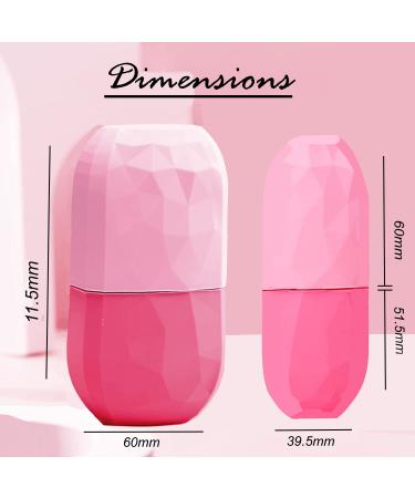 Ice Roller for Face & Eye Puffiness Relief | Enhance Natural Glow | Reusable & Leak-Proof Design | Blossom Pink - Buy Online on GoSupps.com