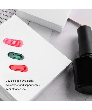 50 Sheets Waterproof Nail Mixing Paper with Brush - Disposable Nail Art Mixing for Polish - Medium Size - Buy Online on GoSupps.com