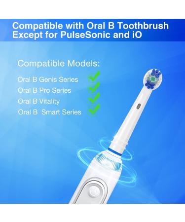 Redtron 16 Oral-B Replacement Brush Heads - Compatible with Precision Clean 3D Whitening & Sensitive Clean - Deep Cleaning for Optimal Oral Care - Buy Online on GoSupps.com