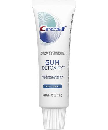  Crest Crest Detoxify Toothpaste Deep Clean Travel Size 24 grams (26 ml) - Pack of 3 - Buy Online on GoSupps.com