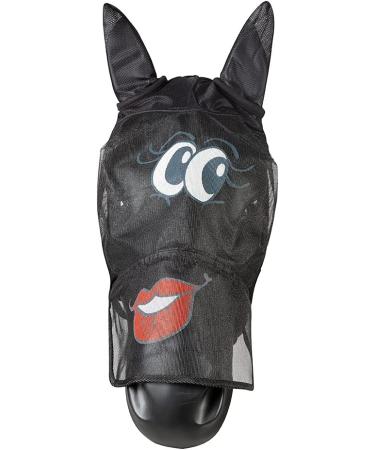 PFIFF Fly Mask Face Mask for Horses - Fly Protection Black-Grey-Red | International Shipping Available - Buy Online on GoSupps.com