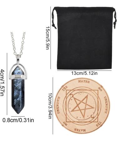 KSJEHW START Pentel Brett Wenschelrote Fursage Meathysian Mestage Board - Crystal Duvy Rod Pendel Halen Chain & Witchcraft Wicca Altar Supply Kit - International Shipping Available - Buy Online on GoSupps.com