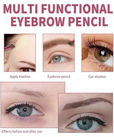Home Eyebrow Care Kit 4d Laminated 4d Laminated Brow Starter Drawing Kit Multi-function Eyebrow Concealer Contour Brush Waterproof & Long Lasting (Light Brown+Dark Brown) - Buy Online on GoSupps.com