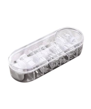 Storage Box Portable Cable Storage Box Transparent Plastic Data Line Storage Container