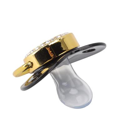 Personalized Baby Pacifier Clip Set - DIY Bling Crystal Nipple Decoration for Girls | Luxurious Baby Schnuller for Babyparty - Buy Online on GoSupps.com