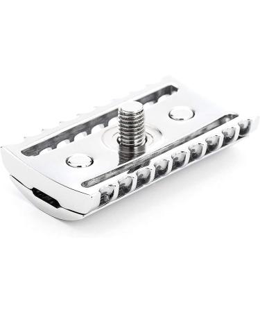 M HLE Traditional Safety Razor Grande | Open Comb | Longer Handle & Sample Blade - Perfect for International Shipping - Buy Online on GoSupps.com