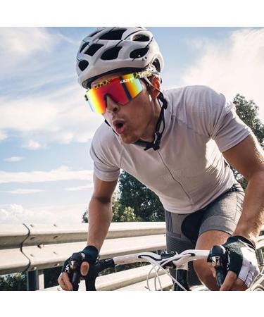 Polarized Sports Sunglasses | TR90 Frame for Men & Women | Ideal for Cycling, Running, Golf, Fishing - Buy Online on GoSupps.com