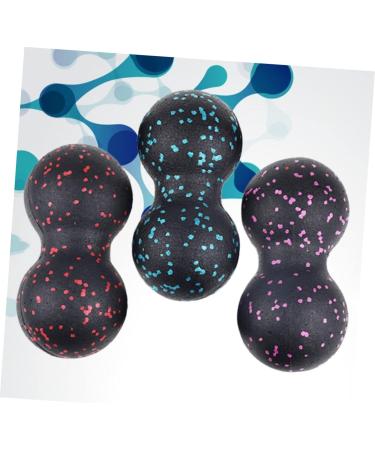 Buy Gleavi Massage Roller Set - 3 Physiotherapy Peanut Balls for Deep Tissue Massage & Yoga Fitness | International Shipping Available - Buy Online on GoSupps.com