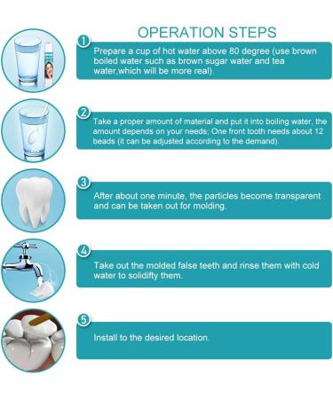 Provisional Dentures & Temporary Dental Repair Kit - Perfect for Halloween & Cosplay | Shop Now! - Buy Online on GoSupps.com