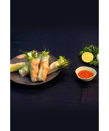 Lyan Mekong River Banh Trang Vietnamese Three Colours Rice Paper Round 16cm - 300g - Pack of 2 | Gluten-Free | Vegan | 100% Natural Rice Paper - Buy Online on GoSupps.com