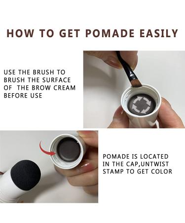 Reusable Eyebrow Stamp Stencil Kit - Gray/Black Eye Brow Stamping Set - Buy Online on GoSupps.com