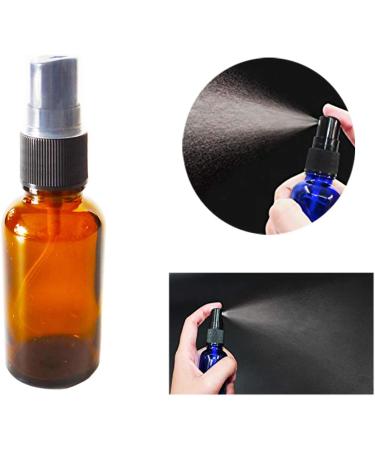 Greatforu 6 x 30ml Glass Amber Spray Bottles - Refillable Essential Oil & Perfume Containers with 3ml Droppers Mini Funnel & Labels - 12 Pack - Buy Online on GoSupps.com