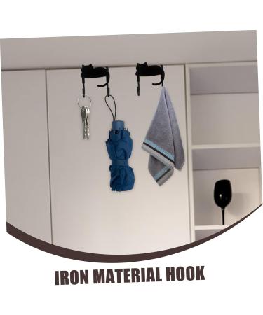 Alipis 8 Pcs Door Hook Metal Trim Cabinet Hooks Door Back Clothing Organizer Child Nail Wall Hanger - Buy Online on GoSupps.com