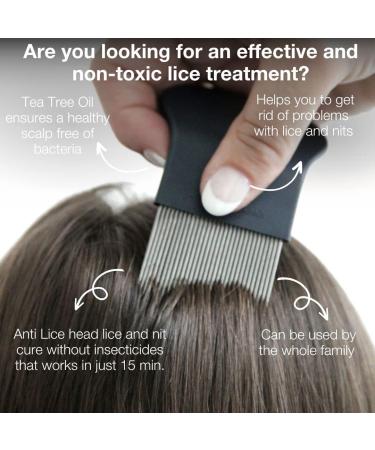 Head Lice Treatment Kit | 3 Products with Tea Tree Oil Against Head Lice & Nits | 15 Minute Anti Lice Treatment Head Lice Prevention Spray & Shampoo for The Whole Family from Australian Bodycare 500 ml (Pack of 1) - Buy Online on GoSupps.com