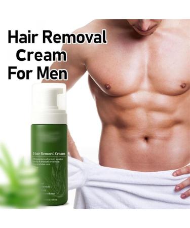 Men's hair removal cream gentle no-shave facial hair removal spray fast-acting moisturizing nourishing and non-sticky (3PCS) - Buy Online on GoSupps.com