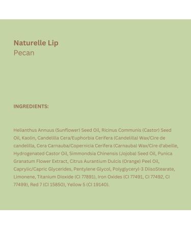 Pixi Beauty Naturelle Lip | Pecan - Moisturizing Sunflower-Based Lipstick with Vitamin E & Jojoba Oil | Demi-Matte Finish - Buy Online on GoSupps.com