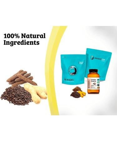 DR WAKDE S Trikatu Churna Powder - 1Kg (2.2lb) | Mixture of 3 Dried Spices | Ginger Black Pepper & Long Pepper | Plant-Based | Vegan | All Natural - Buy Online on GoSupps.com