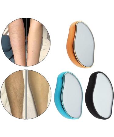 Bleam Crystal Hair Eraser: Painless Exfoliation Hair Remover for Men and Women - Smooth Legs (Silver) - Buy Online on GoSupps.com
