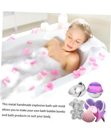 Zerodeko 10pcs Bath Cake Pan Candle Molds Ice Cream Chocolate Bath Salt Cake Mold Spherical Steamer - Buy Online on GoSupps.com