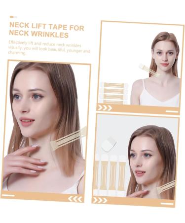 Mikinona Neck Lifting Tape 4pcs Neck Lift Stickers Lifting Belt Face Beauty Tape Neck Care Supply Swan Neck Tighten The Belt - Buy Online on GoSupps.com