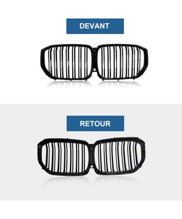 Gangying G05 Grill Front Grille Compatible for BMW X5 Series G05 Kidney Grille Gloss Black Double Slats 2019 2020 2021 2022 - Buy Online on GoSupps.com