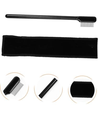 minkissy 4 sets Travel Comb Long Lash Metal Grooming Shaping Women Makeup Portable Steel False Shaper Men Eyebrow Bag Tool Teeth Handle Eyelash Storage Girl with Professional for Cosmetics - Buy Online on GoSupps.com