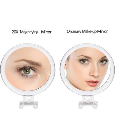 6-Inch 20X Magnifying Makeup Mirror for Tweezing and Blemish Removal - Buy Online on GoSupps.com
