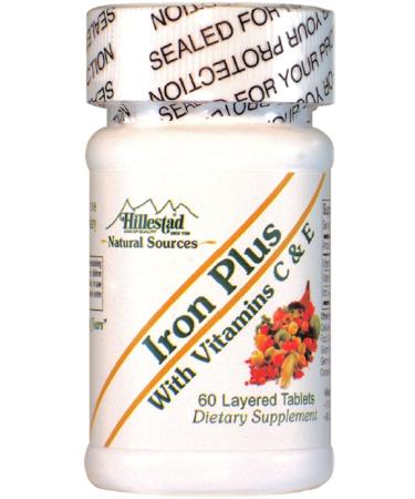 Iron with Vitamin C & E - 60 Layered Tablets