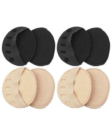 4 Pairs High Heels Forefoot Pad Forefoot Sleeve Pads Footies Socks for Women Socks Forefoot Socks for Women Socks Sponge Woman Fingerless Socks Front Feet