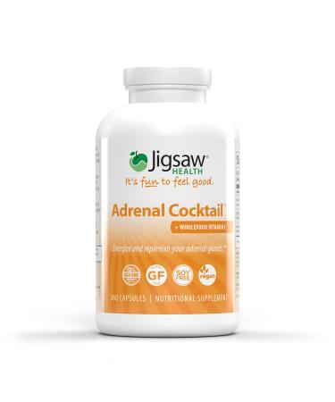 Jigsaw Health Adrenal Cocktail + Wholefood Vitamin C 360 Capsules