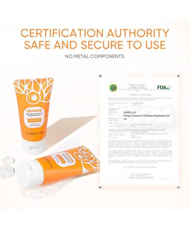 GMEELAN Orange Enzymes Exfoliating Gel 50G+50G - Buy Online on GoSupps.com