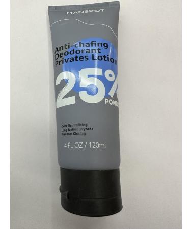Ball Deodorant Lotion to Powder for Men Anti Chafing Deodorant for Ball Groin Armpit Neutralize Odor Anti-irritant Keep Dryness 4oz