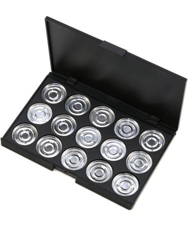 MUSISALY 3pcs 15 Empty Eyeshadow Palette Travel Cosmetic Case Empty Eyeshadow Case Empty Cosmetic Silver - Buy Online on GoSupps.com