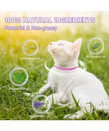1 Pack Natural Protection Repellent Collar for Cats Cat Repellent Treatment Adjustable Cat Repellent Collars Water Resistant Repellent Collar for Cats Pink - Buy Online on GoSupps.com