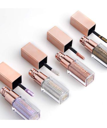 Diamond Glow Liquid Eye Shadow 7 Colors Set Metals Glitter Shimmer Eyeliners Long Lasting Waterproof Sparkling - Buy Online on GoSupps.com