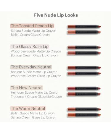 Glo Skin Beauty Cream Glaze Lip Crayon - Dahlia Grape Berry Glossy Crayon Lipstick | 6 Stunning Shades - International Shipping Available - Buy Online on GoSupps.com