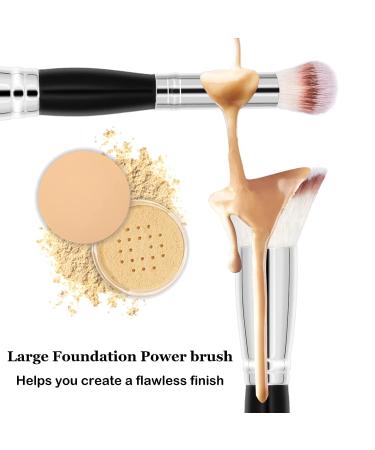 Double-Ended Angled Foundation Concealer Makeup Brush for Flawless Blending - Falliny Makeup Brushes - Buy Online on GoSupps.com