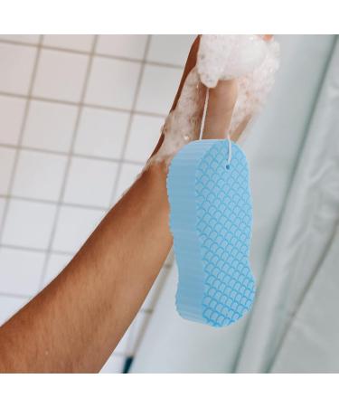 Beaupretty 2pcs Bath Sponge Pouf - Exfoliating Body Scrubber & Travel Shower Gloves | Spa Towel & Cleaning Brush for Luxurious Skin Care - Buy Online on GoSupps.com