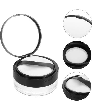 ASAKKURA 6 Pcs Elastic Mesh Loose Powder Box Face Powder Blusher Makeup Jars Containers DIY Black Abs - Buy Online on GoSupps.com